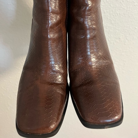 Circus by Sam Edelman Brown Square Toe Ankle Boots - Picture 5 of 5